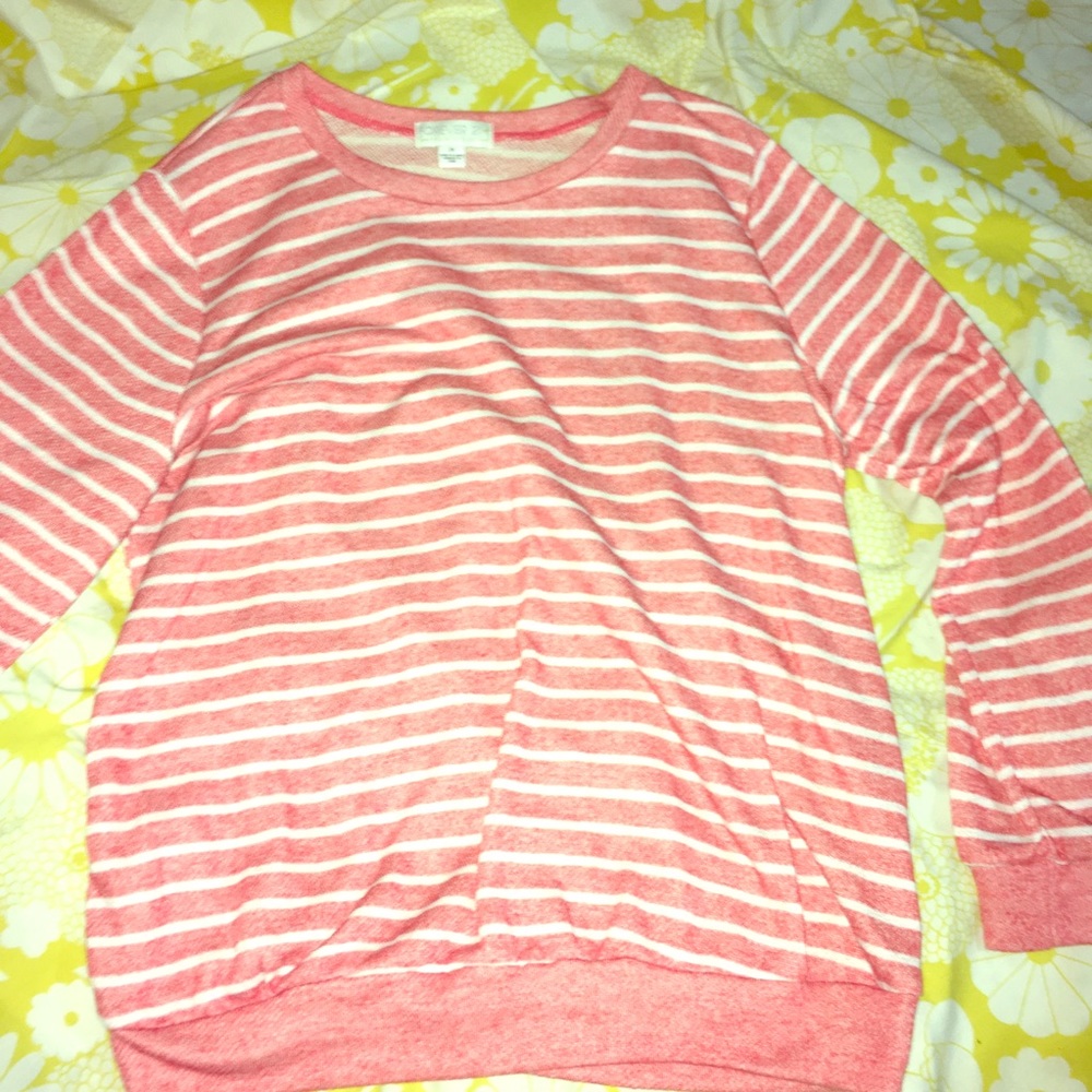 F21+ Stripe Sweater